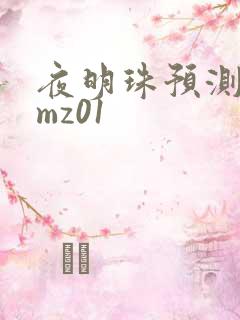 夜明珠预测 ymz01