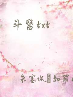 斗医txt