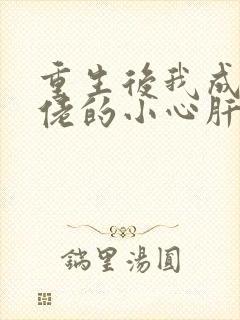 重生后我成了大佬的小心肝小说免费阅读