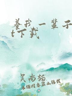 养我一辈子txt下载