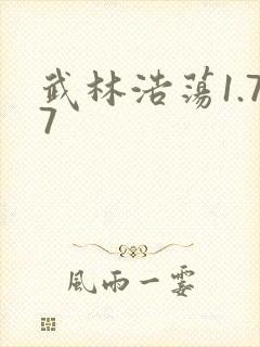 武林浩荡1.77