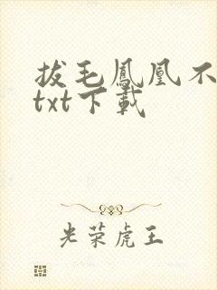 拔毛凤凰不如鸡txt下载