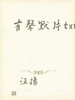 有声默片txt