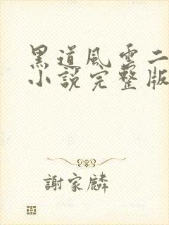 黑道风云二十年小说完整版