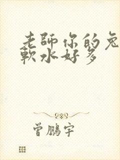 老师你的兔子好软水好多