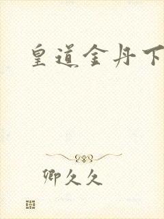 皇道金丹下载