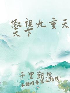 傲视九重天风凌天下