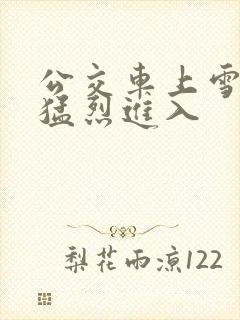 公交车上雪柔被猛烈进入