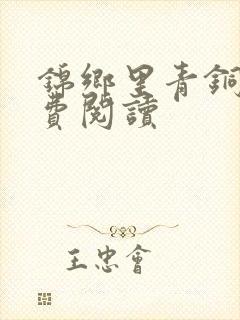 锦乡里青铜穗免费阅读
