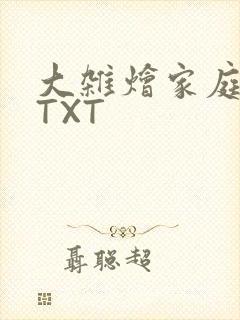 大杂烩家庭小说TXT