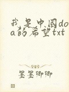 我是中国dota的希望txt