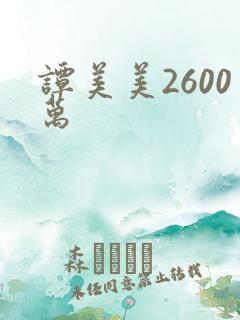 谭美美2600万