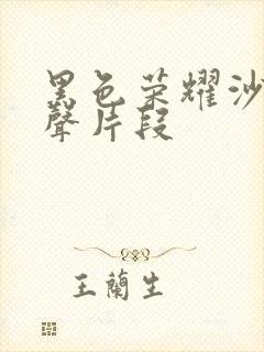 黑色荣耀沙发原声片段