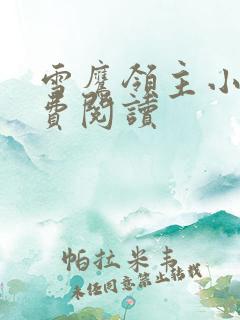 雪鹰领主小说免费阅读