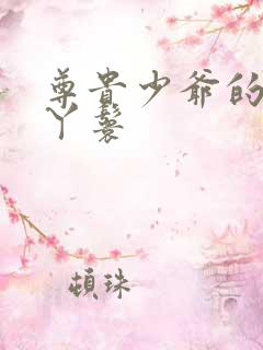 尊贵少爷的大牌丫鬟