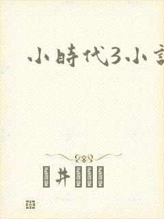 小时代3小说
