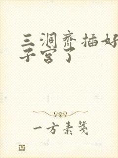 三洞齐插好深到子宫了