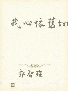 我心依旧txt