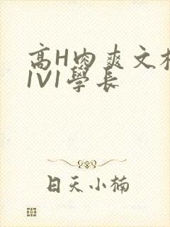 高H肉爽文校园1V1学长