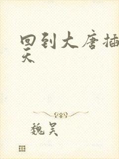 回到大唐插武则天