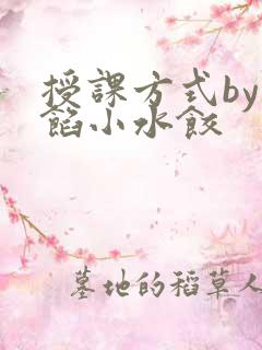 授课方式by肉馅小水饺