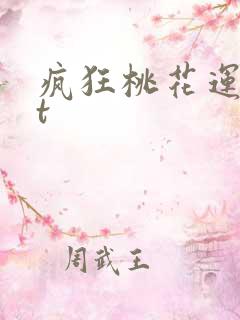 疯狂桃花运txt