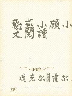 飞燕小顾小说全文阅读