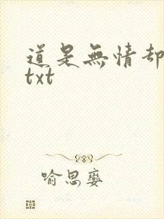 道是无情却有情txt