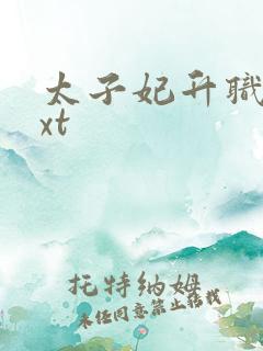 太子妃升职记txt