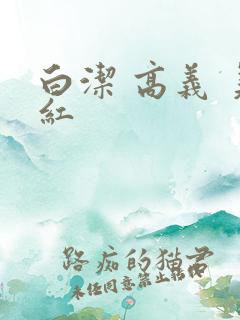 白洁 高义 美红