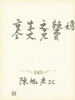 重生之辣媳当家全文免费