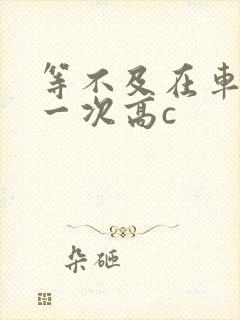 等不及在车里做一次高c