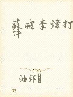 苏醒李炜打架事件