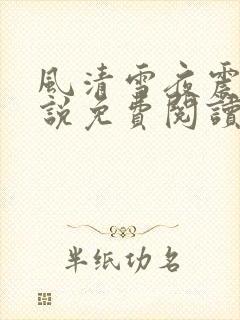 风清雪夜震风小说免费阅读