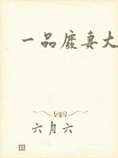 一品废妻大结局