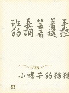 班长笑着手灵活的调着遥控器作文