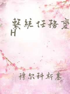 系统任务变美变H