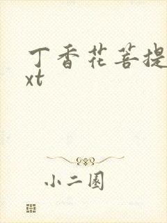 丁香花菩提树txt