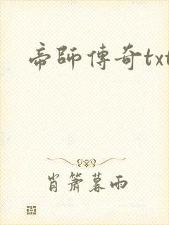 帝师传奇txt