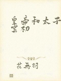 皇帝和太子妃h云初