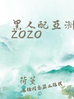 黑人配亚洲女人ZOZO