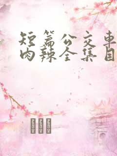 短篇公交车高h肉辣全集目录