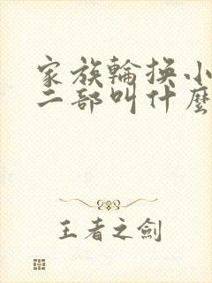 家族轮换小说第二部叫什么名字
