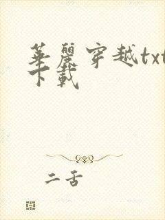 华丽穿越txt下载