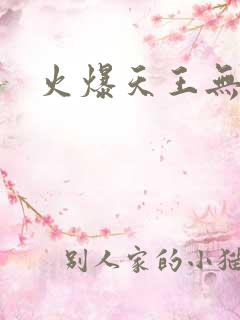 火爆天王无弹窗