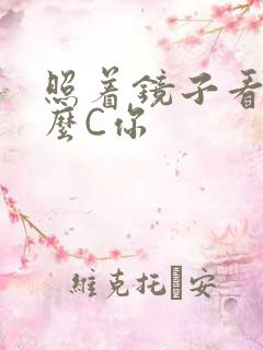 照着镜子看我怎么C你