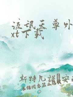 流氓天尊外传txt下载