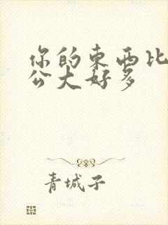 你的东西比我老公大好多