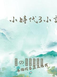 小时代3小说