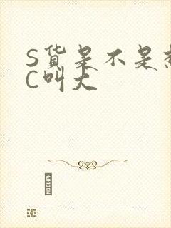 S货是不是想挨C叫大